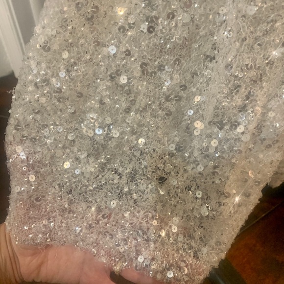 Stunning Berta sequin Runway Sample wedding gown 2 17-205 - Picture 14 of 16